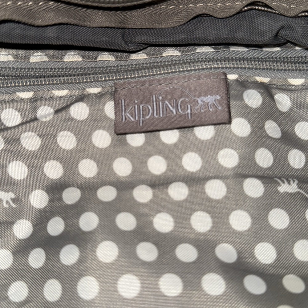 Kipling Shiny Silver Backpack - Picture 6 of 9